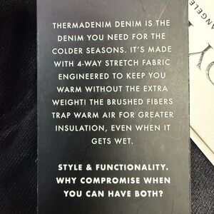 Judy Blue black thermaDenim. Size 3/26.